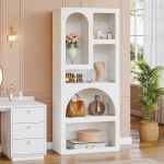 modern arched bookshelf